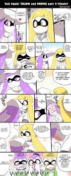 Yellow and purple comic criada por ermame26(h. Yuri Squid Yellow Purple Part 9 Finale Splatoon Know Your Meme