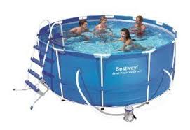 Bestway 12 Foot By 30 Inch Steel Pro Round Frame Pool Set Endurro The Best Kids Indoor Outdoor Playsets Best Above Ground Pool Playset Outdoor In Ground Pools