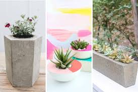 How cool do they look??? 20 Best Diy Concrete Planters Tutorials For 2021 Crazy Laura