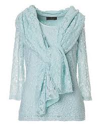 Set Aus Spitzentuch Und Spitzenshirt Online Bestellen Modestil Spitzentuch Shirts