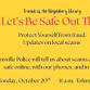 Let's Be Safe Out There event image