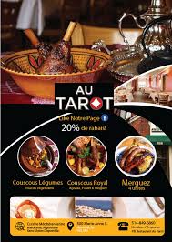 Check spelling or type a new query. Restaurant Au Tarot Home Montreal Quebec Menu Prices Restaurant Reviews Facebook