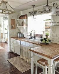 Decorative farmhouse style tin canister set. 67 Rural Farmhouse Kitchen Cabinet Makeover Ideas Country Kitchen Designs Country Style Kitchen Chic Kitchen