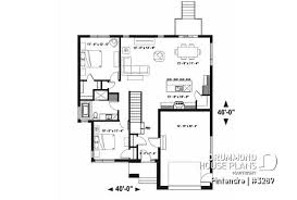 house plan 2 bedrooms, 1 bathrooms