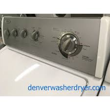 It seems like every model of washer is different. Wonderful Whirlpool Ultimate Care Ii Set Quiet Agitator Electric Dryer Capacity 7 4 Cu Ft Quality Refurbished 1 Year Warranty 4625 Denver Washer Dryer