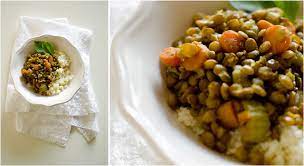 Add the tumeric, cumin, salt and pepper, and stir until mixture is evenly coated. Lentil Stew With Couscous Gather A Table