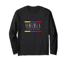 Amazon.com: Venezuela Libertad Fine Tricolor Seven Stars Venezuela Camiseta  de manga larga : Ropa, Zapatos y Joyería