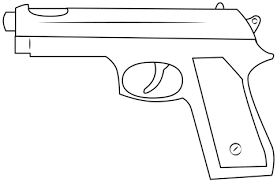 Modelo De Pistola Para Imprimir Artes Com Papel