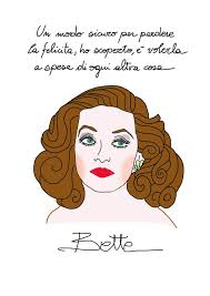 T-shirt, Bette Davis, Bianca, Illustrazione Bette Davis,dive , Uomo, Donna,  Bambino, Cotone Organico, Frase Motivazionale,