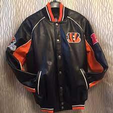 Men S Cincinnati Bengals Bomber Jacket Size L Nwt Jackets Bomber Jacket Mens Coats