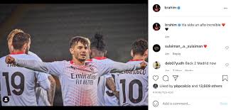 The spaniard's idea is to stay with the whites. Photo Brahim Diaz Reflects On Milan Spell Amid Uncertain Future It S Been An Amazing Year