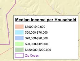 Austin Texas Income Map with Zip Codes – Houston Map Company