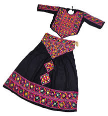 Navratri Lehenga Mirror Work