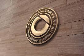 Pick between dark or light. 3d Wall Logo Mockup Creative Alys