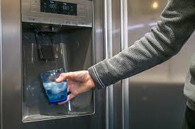 The lock icon illuminates when the dispenser is locked. Refrigerator Faq How To Change Whirlpool Refrigerator Water Filter Capital City Appliance Service