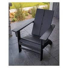 Polywood St Croix Contemporary Adirondack Black Contemporary Adirondack Chairs Adirondack Chair Modern Adirondack Chair