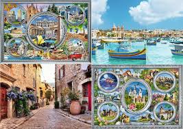 Majutusvõimalused igale maitsele ja võimalikule. Zestaw Puzzle 4 X 1000 El Zamki Malta Hiszpania Wlochy Sklep 3xk Pl
