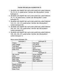 Feb 12, 2021 · kunci jawaban ini dibuat untuk membantu mengerjakan soal ppkn bagi kelas 10 di semester 2 halaman 228. Tugas Menjawab Soal Yang Ada Dibuku Paket Ipa Kelas 8 Semester Ii Pdf