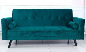 Hormis son design épuré et sa facilité #9. Canape Convertible 3 Places Scandinave Velours Vert Cansy Lestendances Fr