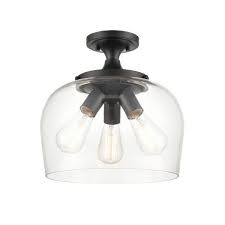 Millennium Lighting 5 Light Matte Black Semi Flush Ceiling Flush Mount 9713 Mb The Home Depot In 2021 Millennium Lighting Lighting Glass Ceiling Lights