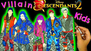 We would like to show you a description here but the site won't allow us. Disney Descendants 2 Color Mal Evie Jay Carlos Ben A Wickedly Cool Coloring Book Youtube