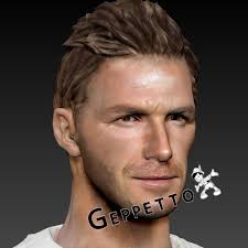 David Beckham 3d Model Designed For 3dprint 3d Model Model David Beckham