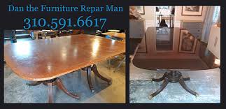 Los angeles dining room set. Chippendale Dining Table Restoration In Los Angeles Ca