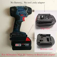 Cocok untuk para pengantin di hari pernikahan. Milwaukee M18 Xc 18v Battery Adapter Convert To Bosch 18v Drill Flashlight Driver Saw Hammer Use Shopee Malaysia