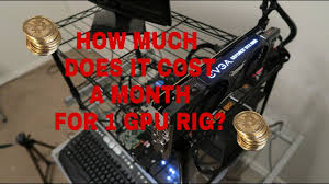 However, today, the computation power required to mine top cryptocurrencies, such as bitcoin, is your rig will hold the miner and needs to be made out of solid material, ideally aluminium. How Much Does It Cost To Run A 1 Card Mining Rig Youtube