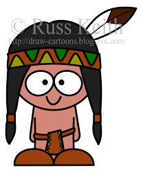 How To Draw Cartoons American Indian American Cartoons Cartoon Drawings Indian Drawing