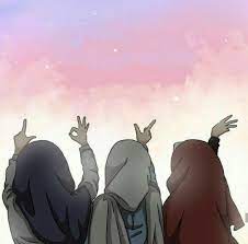 Hijab Hijab Cartoon Ilustrasi Karakter Ilustrasi Kartun