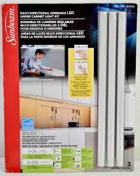 The led under cabinet lights has been designed to offer perfect fits for the cabinets and other suitable spaces. Sunbeam 12 Multi Directional Dimmable Led Under Cabinet Light Kit 3 Pack Walmart Canada