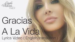 Gracias A La Vida By Giada Valenti Lyrics Video English Translation Youtube