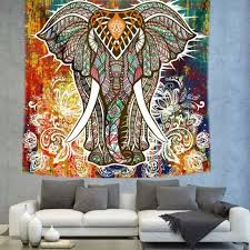 Decorez N Importe Quel Mur De Votre Maison Avec Cette Elegante Tapisserie Elephant Cette Merveilleuse Toile Es Tenture Tenture De Tapisserie Tapisserie Murale