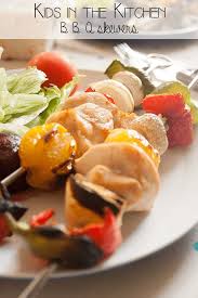 2) in whichever configuration you like, skewer the veggies, pineapple and beef on a bamboo skewer (if you're grilling these on your outdoor grill, make sure to. Kids In The Kitchen Bbq Skewers Rainy Day Mum Ideas For Family Fun