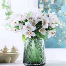 Alstroemeria, peruvian lilies, day lilies, long lasting, cluster lilies this bouquet is a color palette of intense beauty harmoniously working together, creating an. 10pcs Fake Short Stem Alstroemeria 14 17 Length Simulation Narcissus Lily For Wedding Home Decorative Artificial Flowers Artificial Dried Flowers Aliexpress