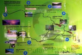 Penang national park, or taman negara pulau pinang, may be the smallest in the world, but it has taman negara teluk bahang also has a second entrance, to the south, and in balik pulau. Map Of Penang National Park Malaysia Reise Malaysia Urlaub Kuala Lumpur