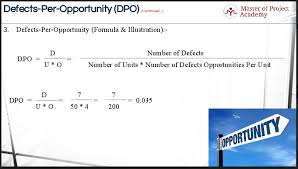 defects per opportunity 5 steps to caluculate dpo