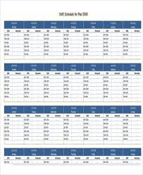 Long shifts (12 hours) requires an average of 44 overtime hours per employee per week; Shift Schedules Template Terat