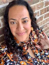 Pumpkin Spice 4 Tiered Patchwork Earrings