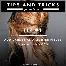 Well, first, let's make sure we're using the right terminology here because fine hair and thin hair are two different things (i am also guilty of using these words. 20 Tips And Tricks For Thicker Looking Hair Stylecaster
