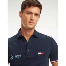 Polo De Algodon Mercedes Benz Sky Captain Tommy Hilfiger Tommy Hilfiger Polo Hombre Mercedes Benz