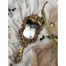 Beauty And The Beast Vintage Hand Mirror Shopee Philippines