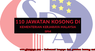 Pengambilan jawatan polis, kastam, imigresen, jpj melalui spa8i. Iklan Jawatan Kosong Spa8 Kementerian Kerja Raya Malaysia