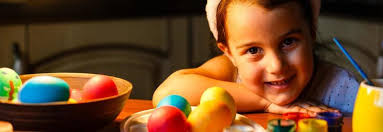 Cute little child girl wearing bunny ears