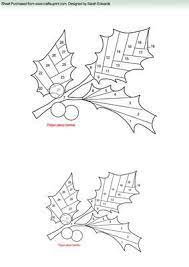christmas holly iris folding pattern pliage d modeles en motif coloriage de voiture finn mcmissileboot