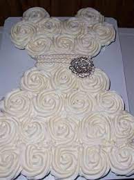 Bridal Shower Cupcakes Shaped Like Wedding Dress Share This Twitter Email Facebook Pintere Bridal Shower Cupcakes Wedding Shower Cupcakes Bridal Shower Cakes