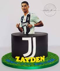 Juventus cake #juve #juvecake #juventuscake #dessert #food #sugarpaste #fondantcake #pasteleria #amazing #royalicingart #instafood #sweet #chocolate #cakedecorating #icecream #dessertporn. Celebrate With Cake Juventus Featuring Ronaldo Soccer Themed Cake