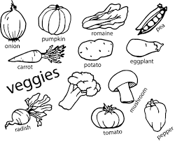 A collection of vegetable coloring pages. Nice Vegetables Coloring Page Vegetable Coloring Pages Garden Coloring Pages Fruit Coloring Pages
