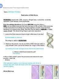 Building dna answer key vocabulary: Biology Modulesixlessonthreepathwaythreeactivity Redo Doc Nucleotides Dna